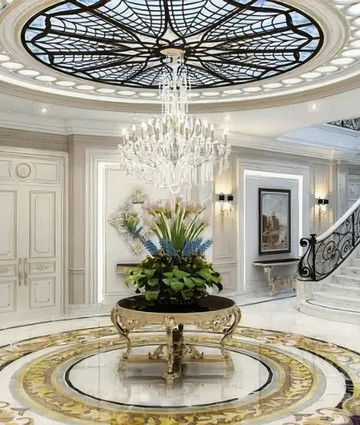 Дизайн интерьера виллы в Катаре: воплощение классической роскоши