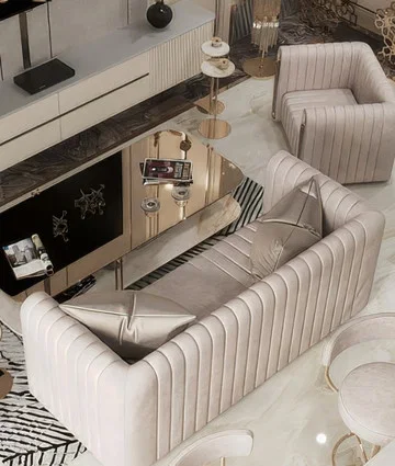 Luxury apartment interior at DAMAC Towers by Paramount