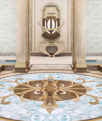 Элегантная вилла в Абу-Даби: интерьер в стиле модерн-классика с арт-деко