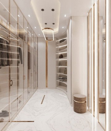 Функциональная гардеробная: комфорт и респектабельность