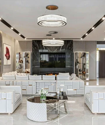 Luxury villa interior at Dubai Hills Golf
