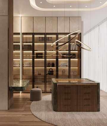 Стильная гардеробная