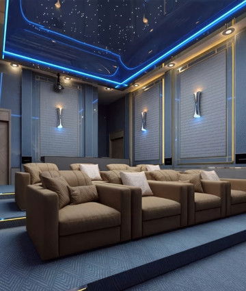 Comfortable Home Theatre Design
