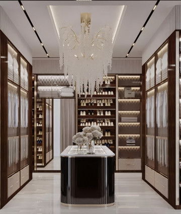 Эксклюзивный дизайн гардеробной