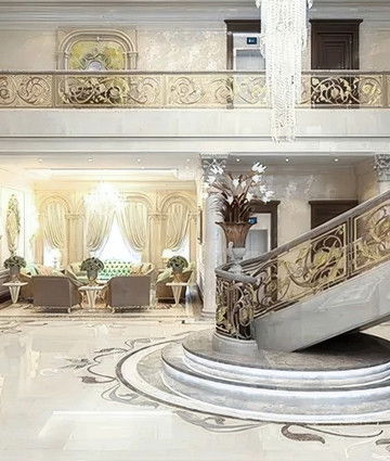 Шикарный дизайн интерьера виллы