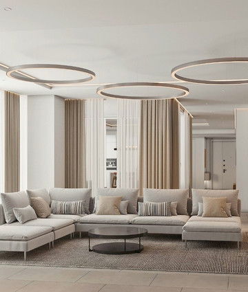 Современный интерьер квартир в Seventh Heaven, Al Barari (Дубай)