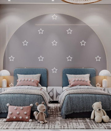 Modern style kids room