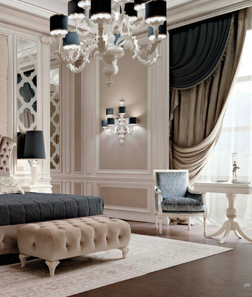 Luxury stylish bedroom