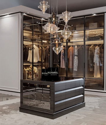 Стильный дизайн гардеробной