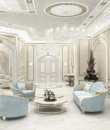 Вилла в Катаре — роскошный интерьер и архитектура