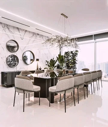 Luxury villa interior in Dubai Hills