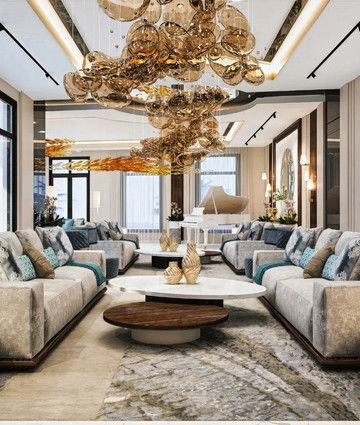 Дизайн роскошного дома — премиальный интерьер