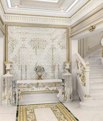 Роскошный дизайн интерьера дома в Индии