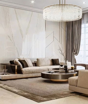 Отделка интерьера и мебель виллы DAMAC AKOYA