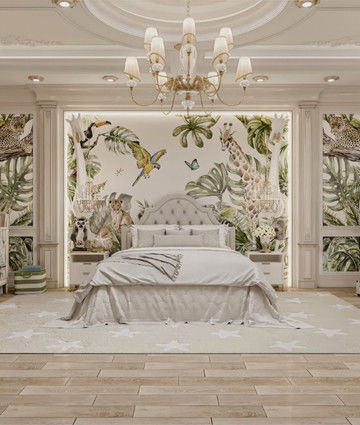 Romantic Interior Childrens Room