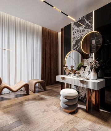 Лучший дизайн гардеробной в люксовом стиле