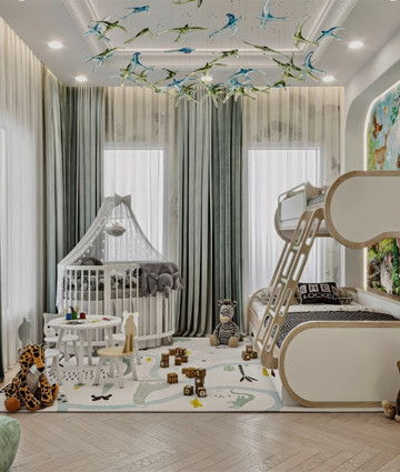 Shabby Chic Kids bedroom design