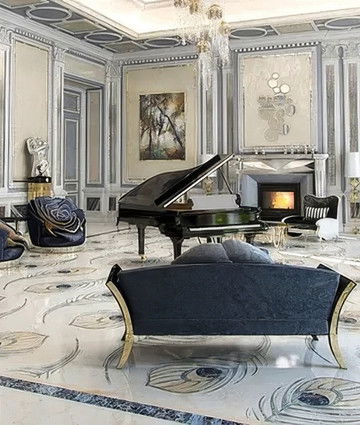 Аристократичный дизайн интерьера элитного дома