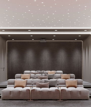 Home Cinema Interior: Cutting-Edge Technology for a Cinematic Experience