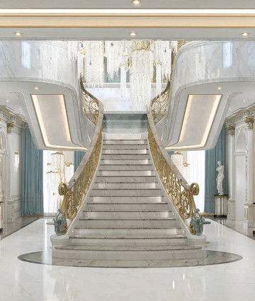 Концепция роскошного дизайна виллы