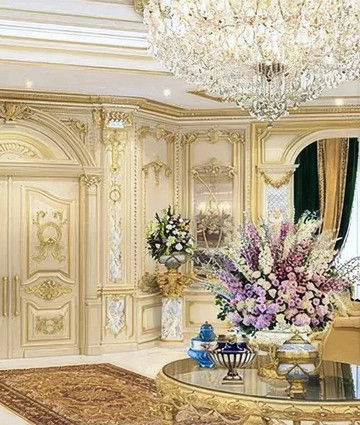 Роскошный интерьер в классическом стиле