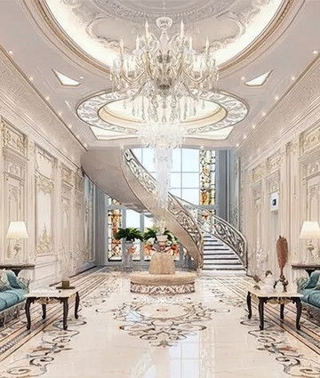 Интерьер виллы в Саудовской Аравии