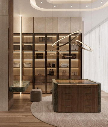 Гардеробная в ОАЭ — премиальные решения для дома