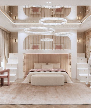 Tender children' bedroom decoration