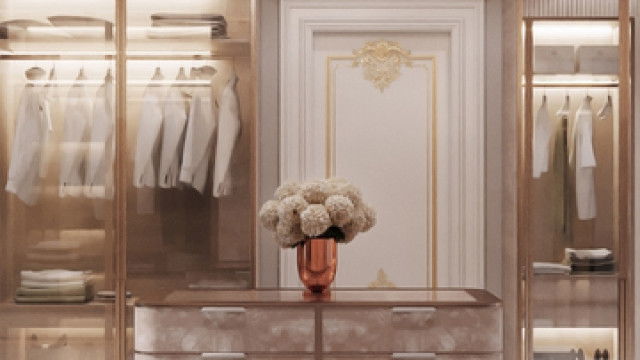 Classic Master Dressing Room Design