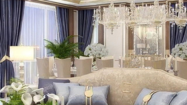 تصميم داخلي أنيق للشقه