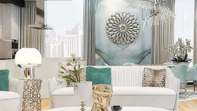 Prestige interior design at Dubai Blue Waters Apartment