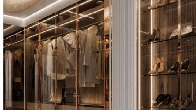 Элитный гардероб — роскошный интерьер гардеробной