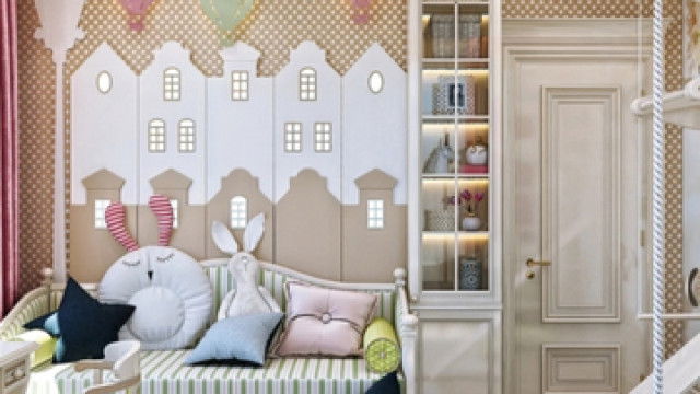 غرفة انوم اطفال فاخره