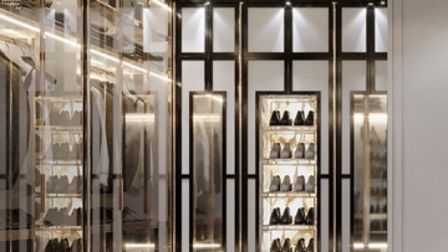 غرفة الملابس الفاخرة