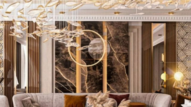 Отделка виллы Dubai Hills — роскошный интерьер