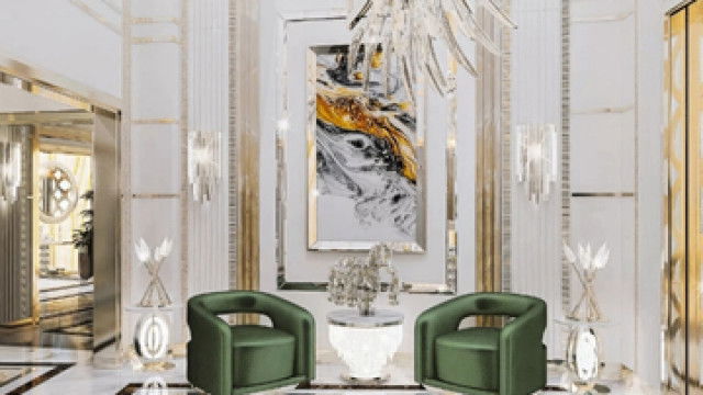 تصميم داخلي مودرن فخم في فيلا بدبي هيلز