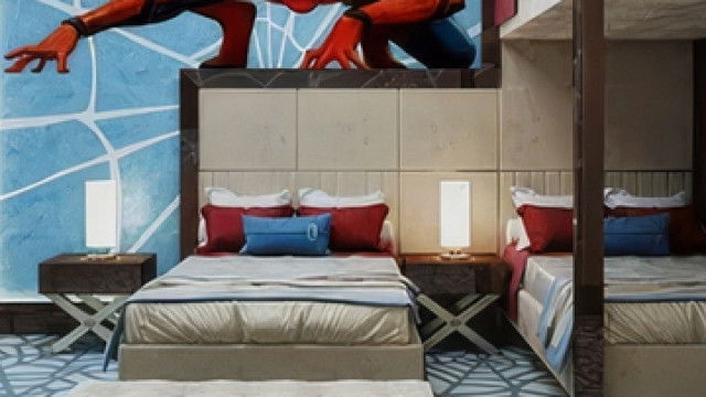 Яркая детская комната: роскошный современный интерьер