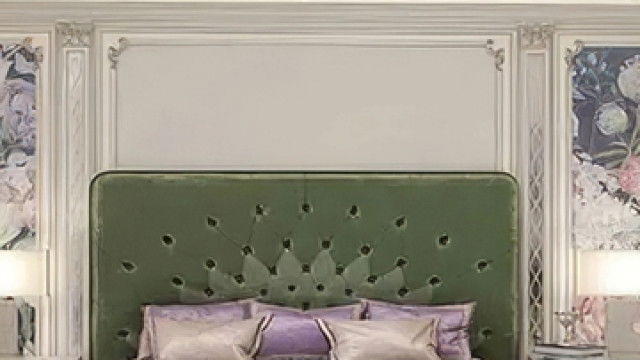 Спальня в роскошной квартире