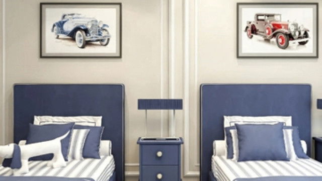 Comfortable Children`s Bedroom Design For Boys