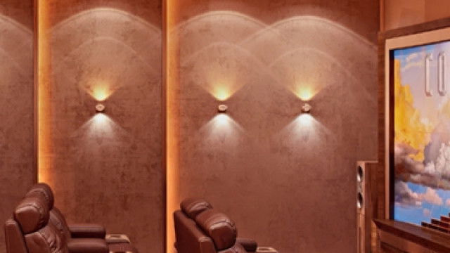 Home cinema interior decoration