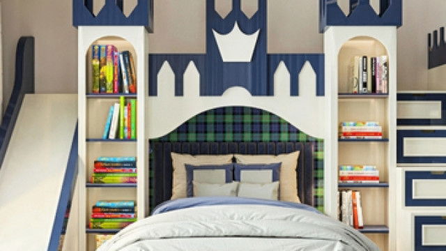 Stylish Kid`s Bedroom For A Boy