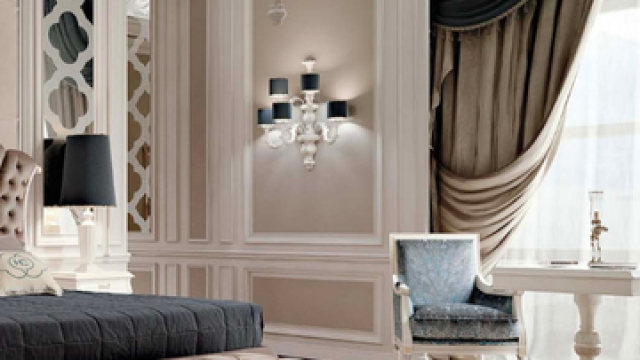 Luxury stylish bedroom