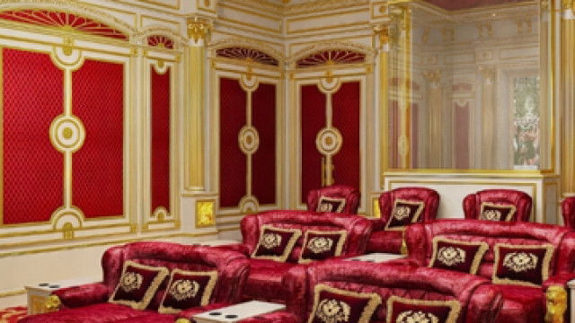 Домашний кинотеатр в Дубае — роскошный дизайн и мебель