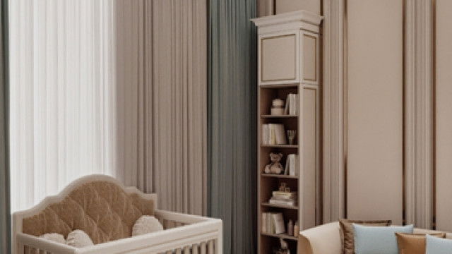 Classic Style Girls Bedroom Interior