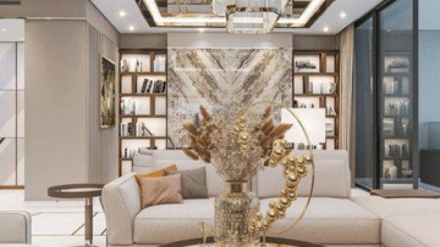 شركة تصميم ديكور ومورد أثاث لشقق رويال اتلانتيك في دبي