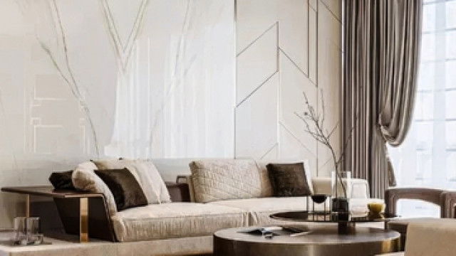 تصميم وتشطيب شقة في أكويا - داماك هيلز 2