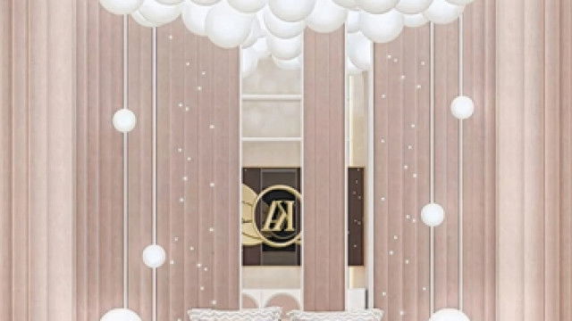 Современная розовая спальня в Эр-Рияде