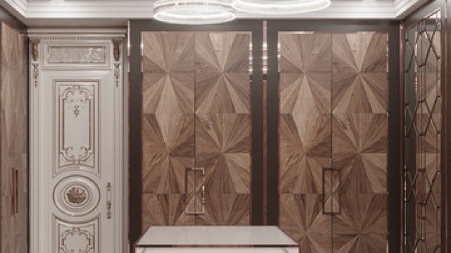 Идея дизайна гардеробной премиум-класса