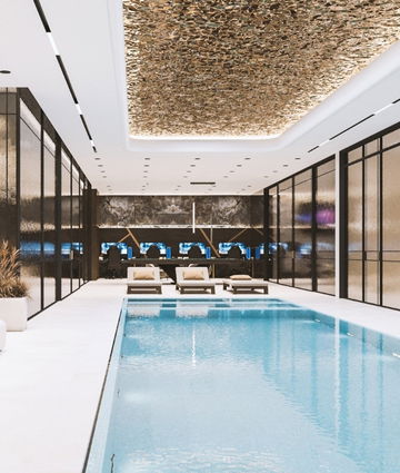 تصميم بلاط بركة الفسيفساء