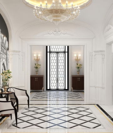 MOST LUXURIOUS ENTRANCE AREA BY INTERIOR DESIGNERS IN DUBAI